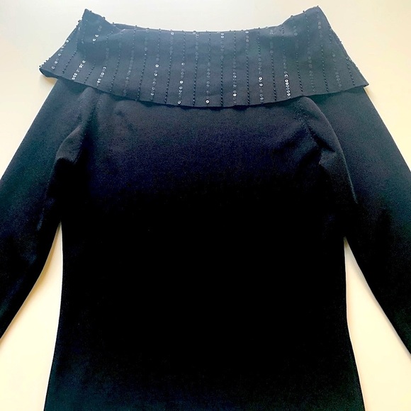 Katherine Barclay Black Sweater Size M - Picture 4 of 5